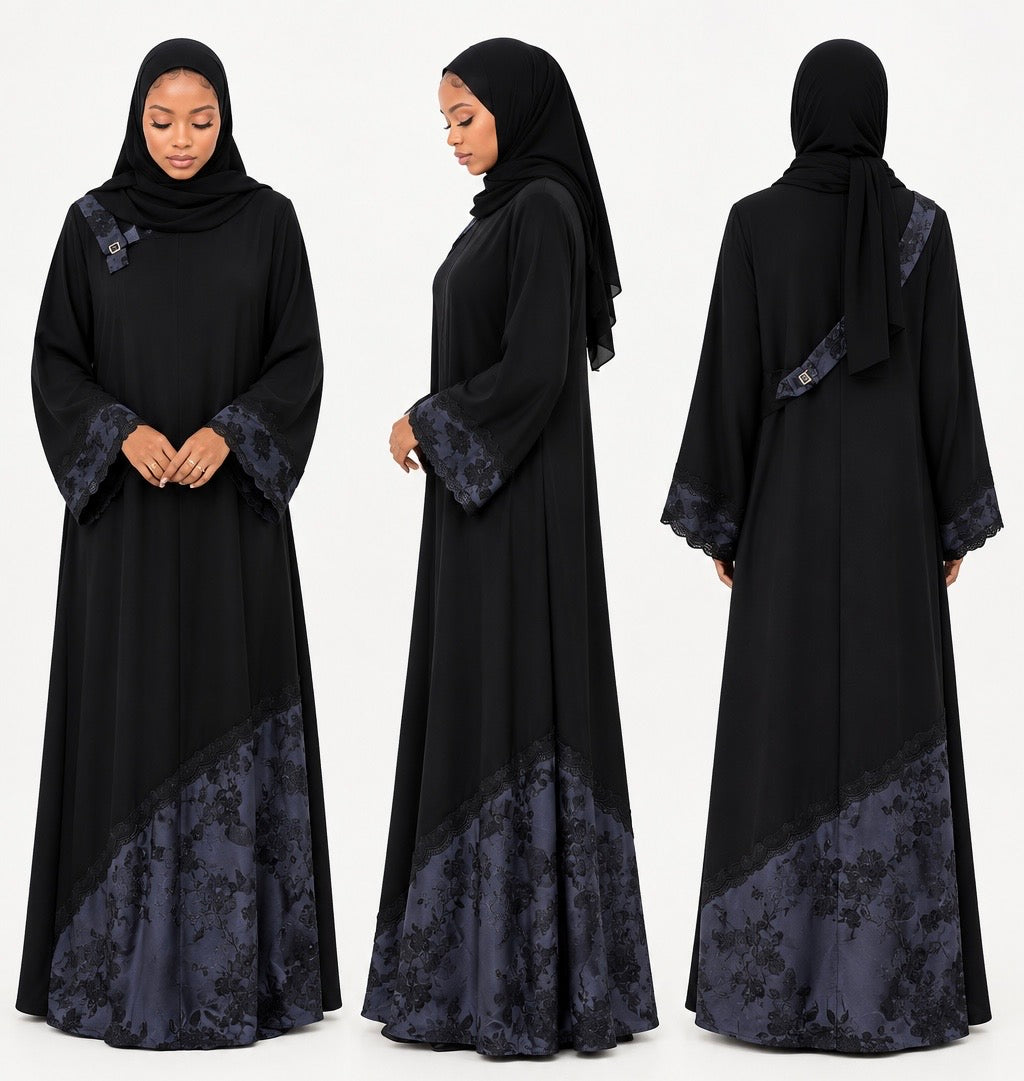 Black Saudi Abaya