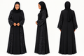 Black Saudi Abaya
