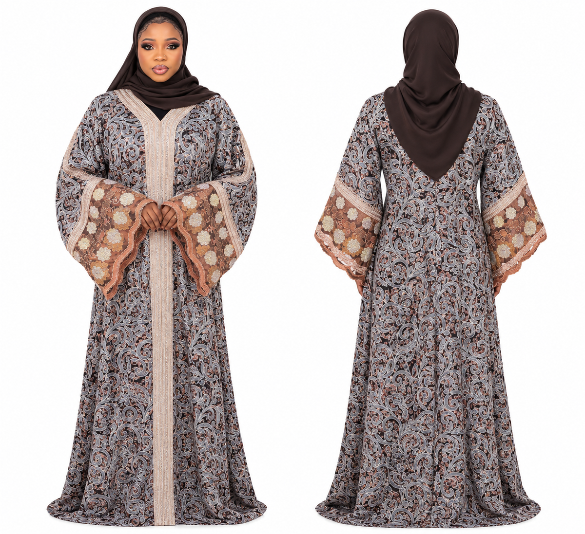 Stoned Dubai Luxury Abaya