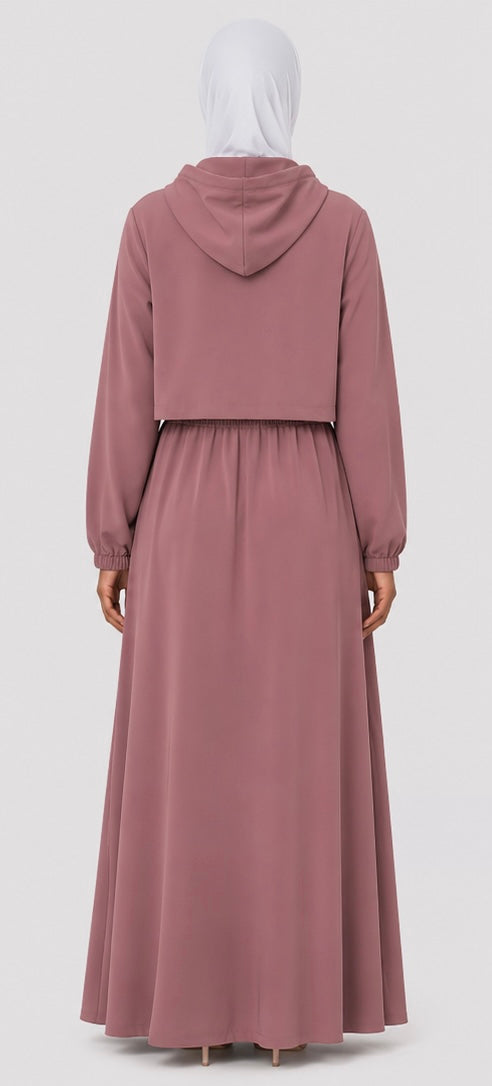New Peach 2 Piece Corporate Gown