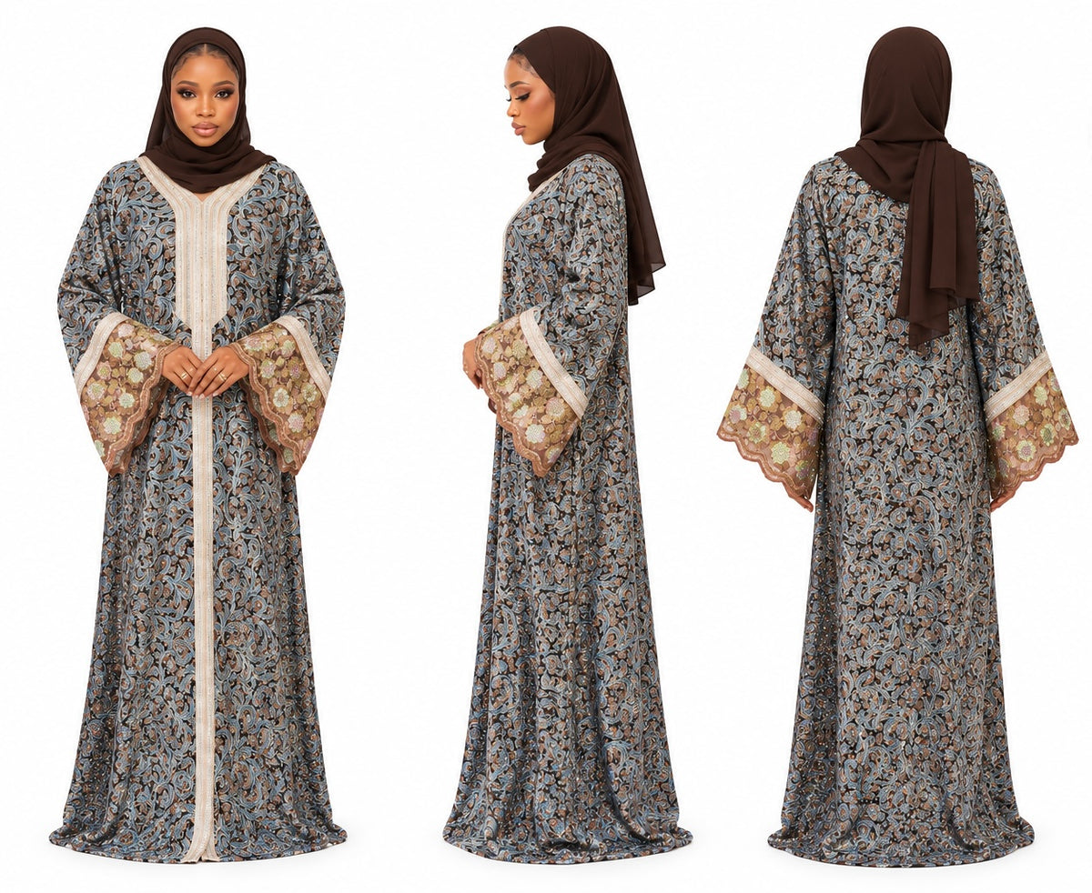 Stoned Dubai Luxury Abaya