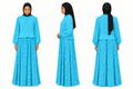 Blue Turkey Gown
