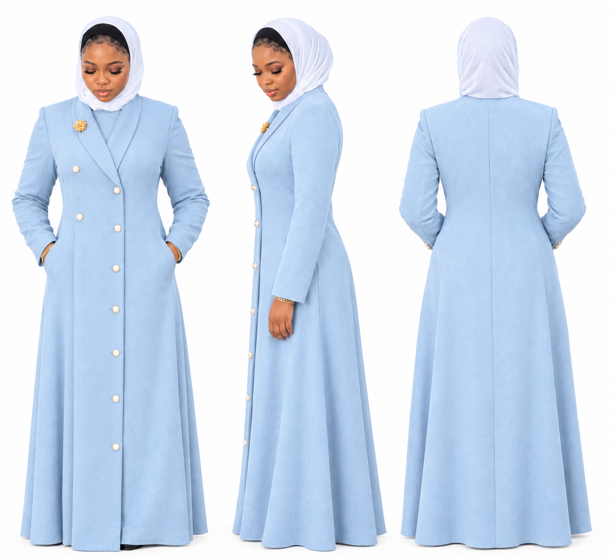Sky Blue Turkey Blazer