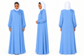Blue Turkey Gown
