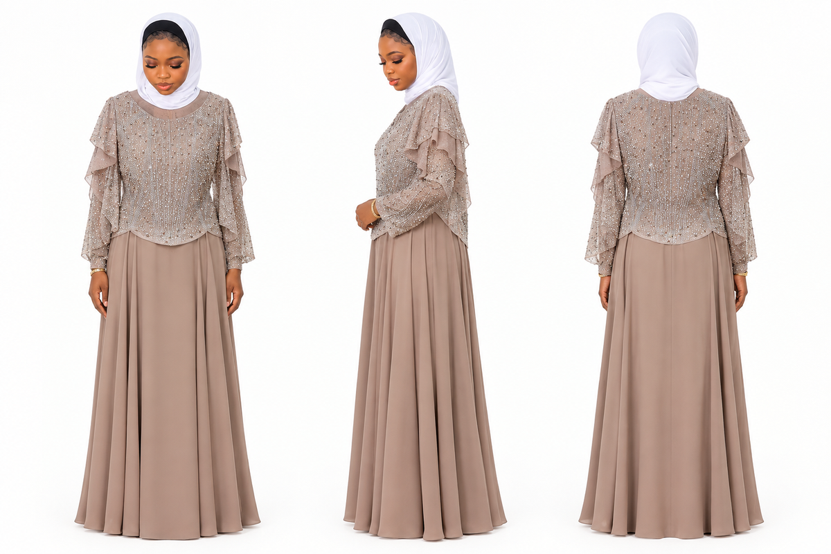 Nude Turkey Gown
